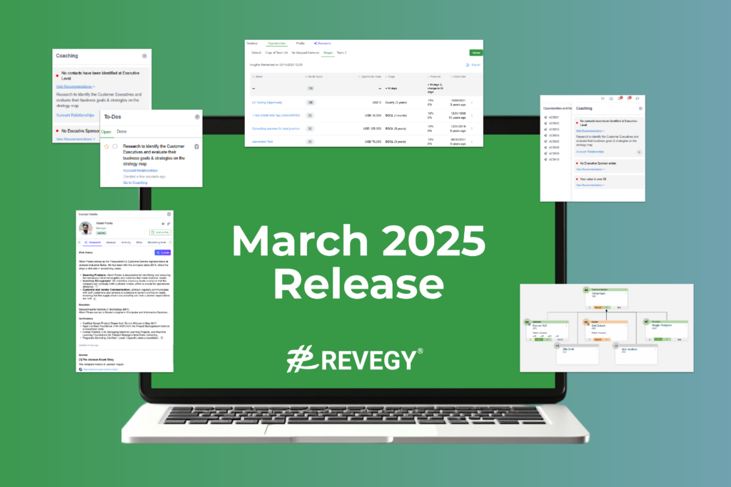 Revegy’s Release Notes for March 2025